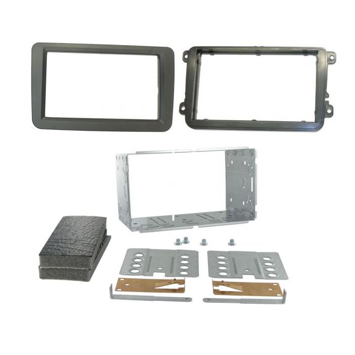 Connects2 CT23VW01 VW Golf Mk5/6 Sicrocco Polo Transporter Double Din  Stereo Fascia Adaptor Kit