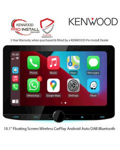 Kenwood DMX9720XDS - 10.1" Screen Wireless CarPlay Android Auto DAB BT Stereo